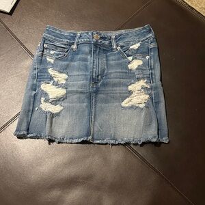 American Eagle Outfitters Blue Denim Skirt